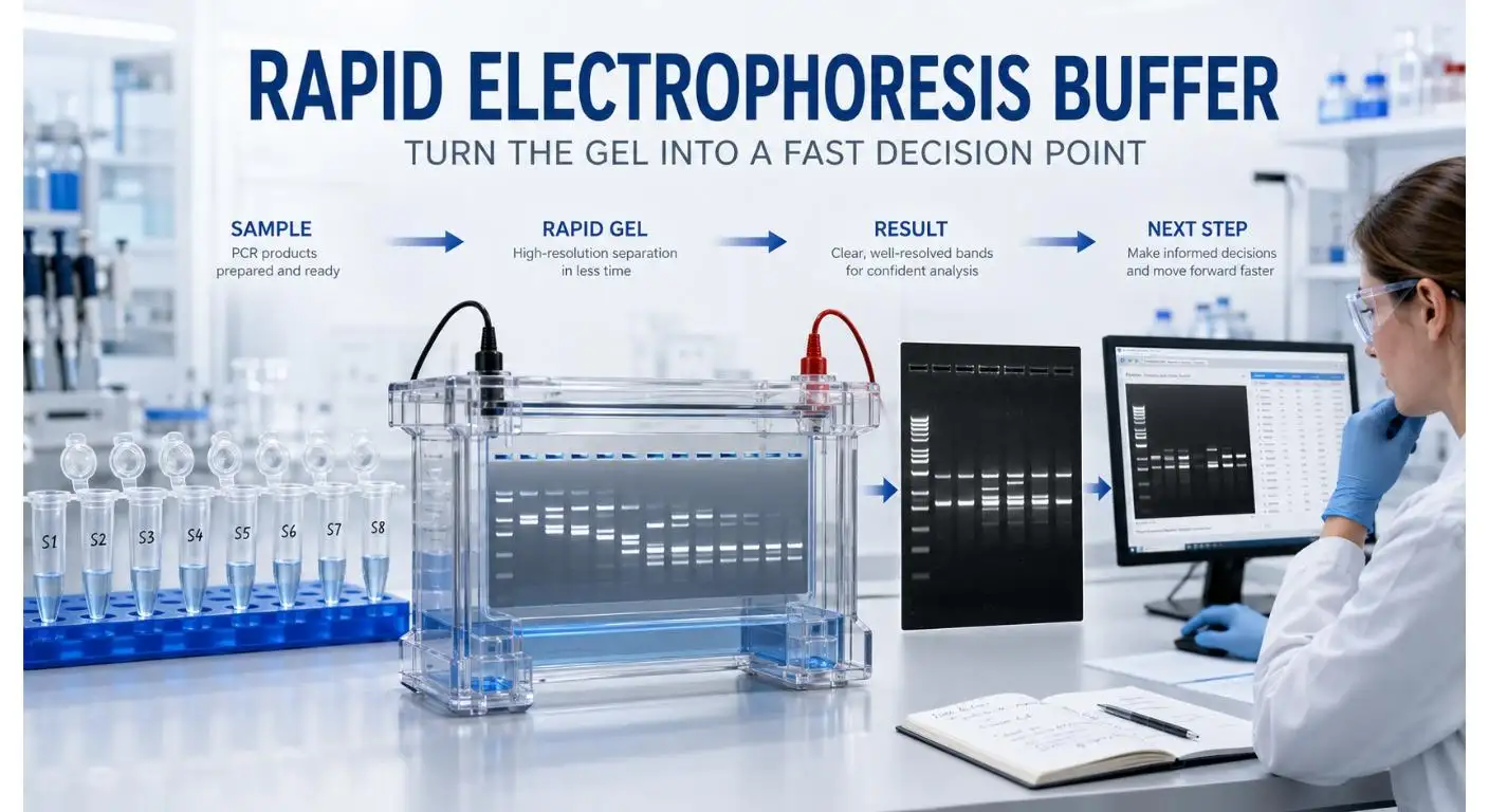 Gyors elektroforézis puffer